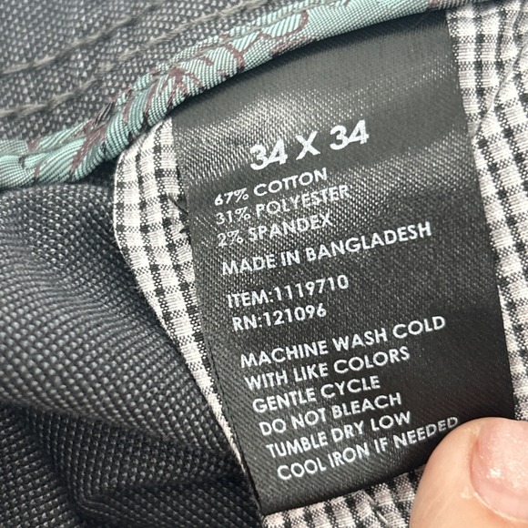 English Laundry Men's Gray 5 Pocket Straight Leg Pants 34 - Picture 8 of 16